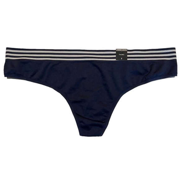 torrid Other - NWT TORRID Thong Pantie Underwear Sz 2X Navy Blue White Stripe